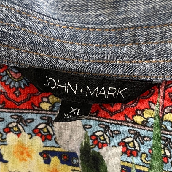 NWT John Mark Floral Women's Blouse Size XL - Picture 2 of 13